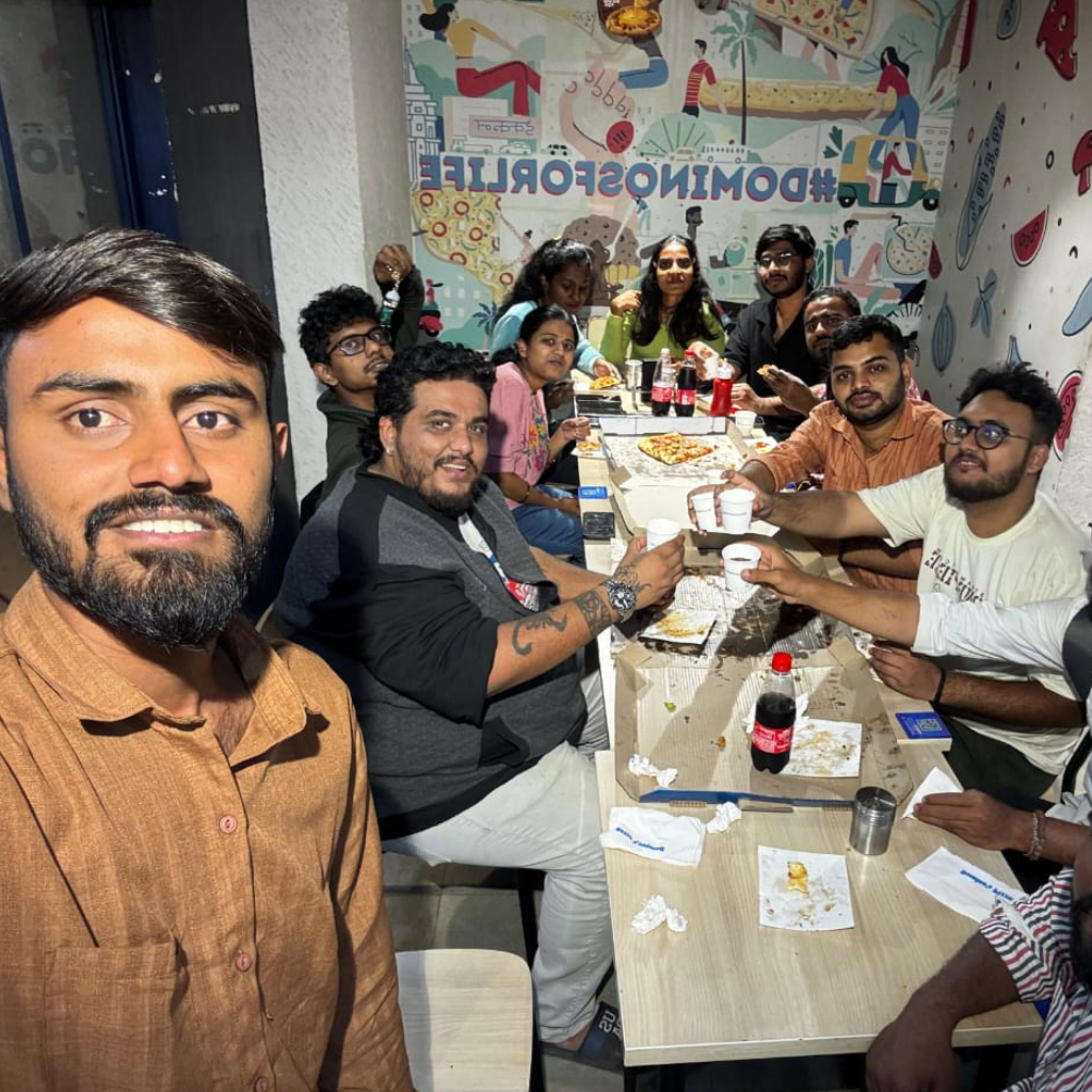 Team at lunch - Edubricz Educational ERP Solutions